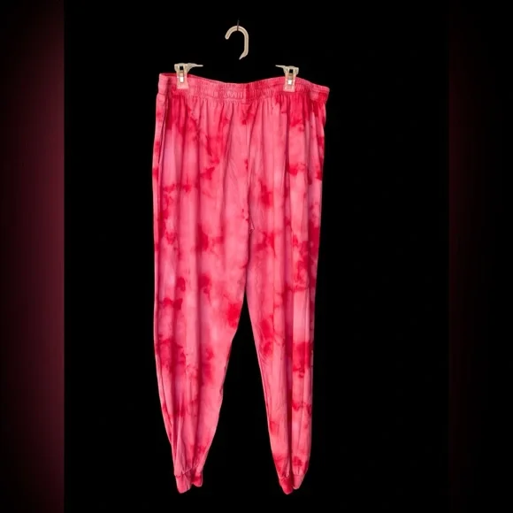 Kool-Aid Red Tie-Dye Joggers Size XXL - Picture 2 of 9